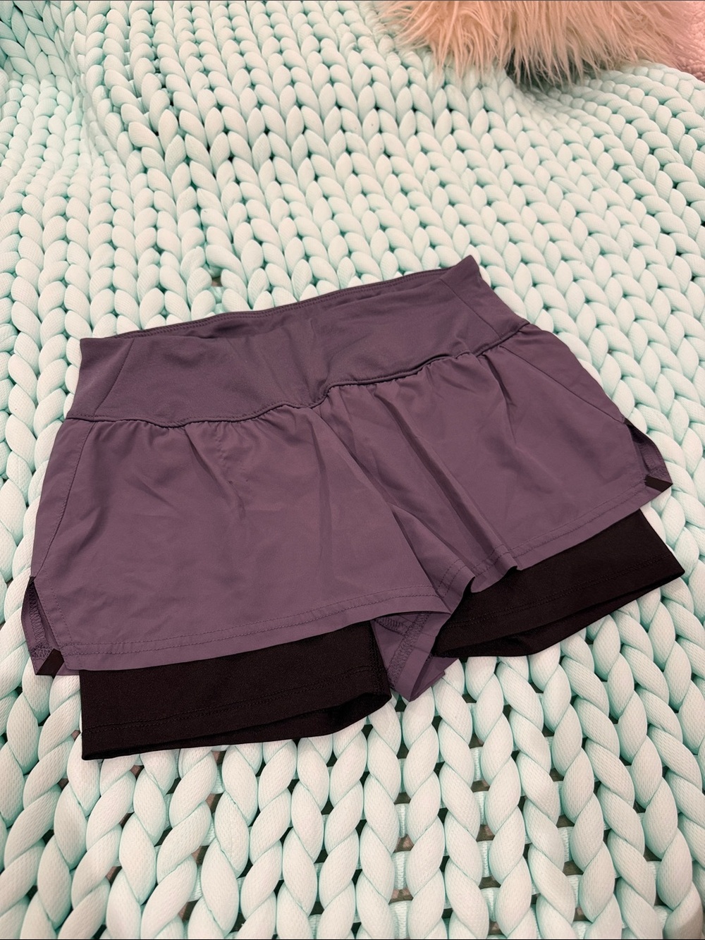 Champion Women's Layered Skort Small size Shorts - Gray and Black